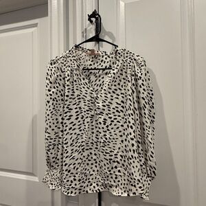 Philosophy Black and White Blouse